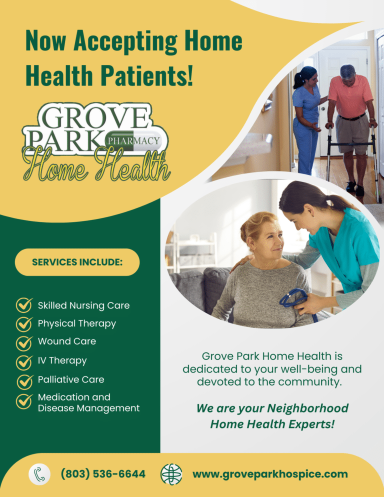 Home Health Care St. Matthews SC - Grove Park Pharmacy Now Provides Home Health Care